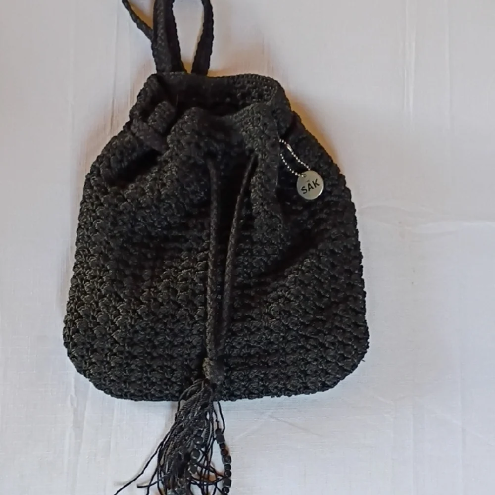 The Sak Black Crochet Backpack - Picture 4 of 10